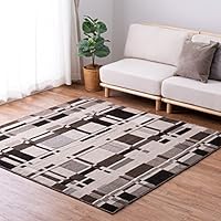 【特価セール】萩原 ラグ ベージュ 約130×190cm 「アラビカ」 タフトラ Amazon｜萩原 ラグ ベージュ 約130×190cm 「アラビカ」 タフトラグ 防